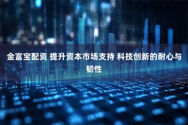 金富宝配资 提升资本市场支持 科技创新的耐心与韧性