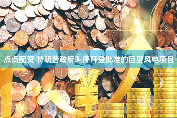 点点配资 特朗普政府叫停拜登批准的巨型风电项目