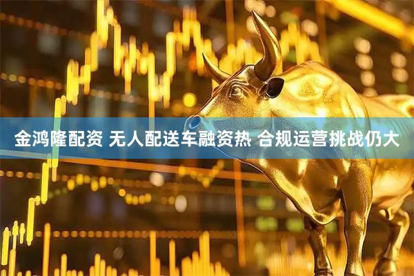 金鸿隆配资 无人配送车融资热 合规运营挑战仍大